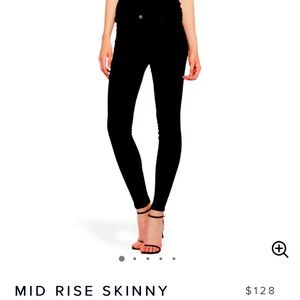 Mott and bow black skinny bond jeans